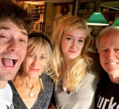 Gus Birney with her family.
